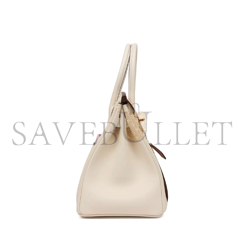 H**mes master birkin 30 colormatic nata hand bag veau swift leather (30*22*16cm)